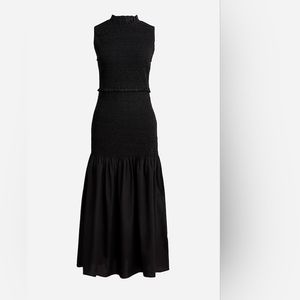 NWT J Crew Smocked drop waist dress